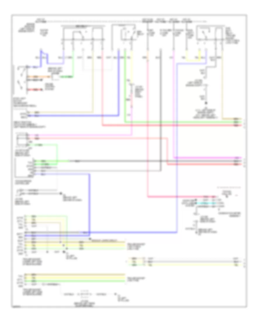 Trailer Tow Wiring Diagram (1 of 2) for Toyota Sequoia Limited 2008