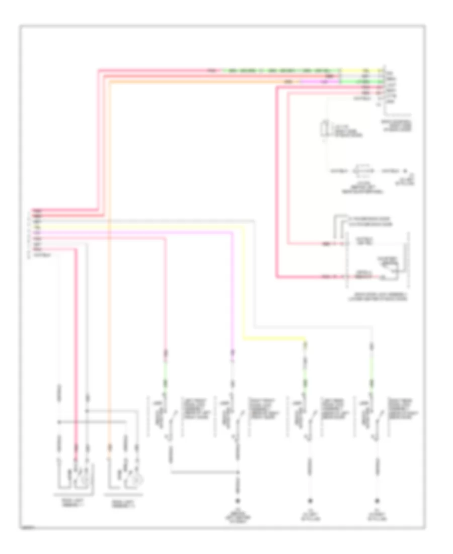 Courtesy Lamps Wiring Diagram (3 of 3) for Toyota Sequoia Limited 2008