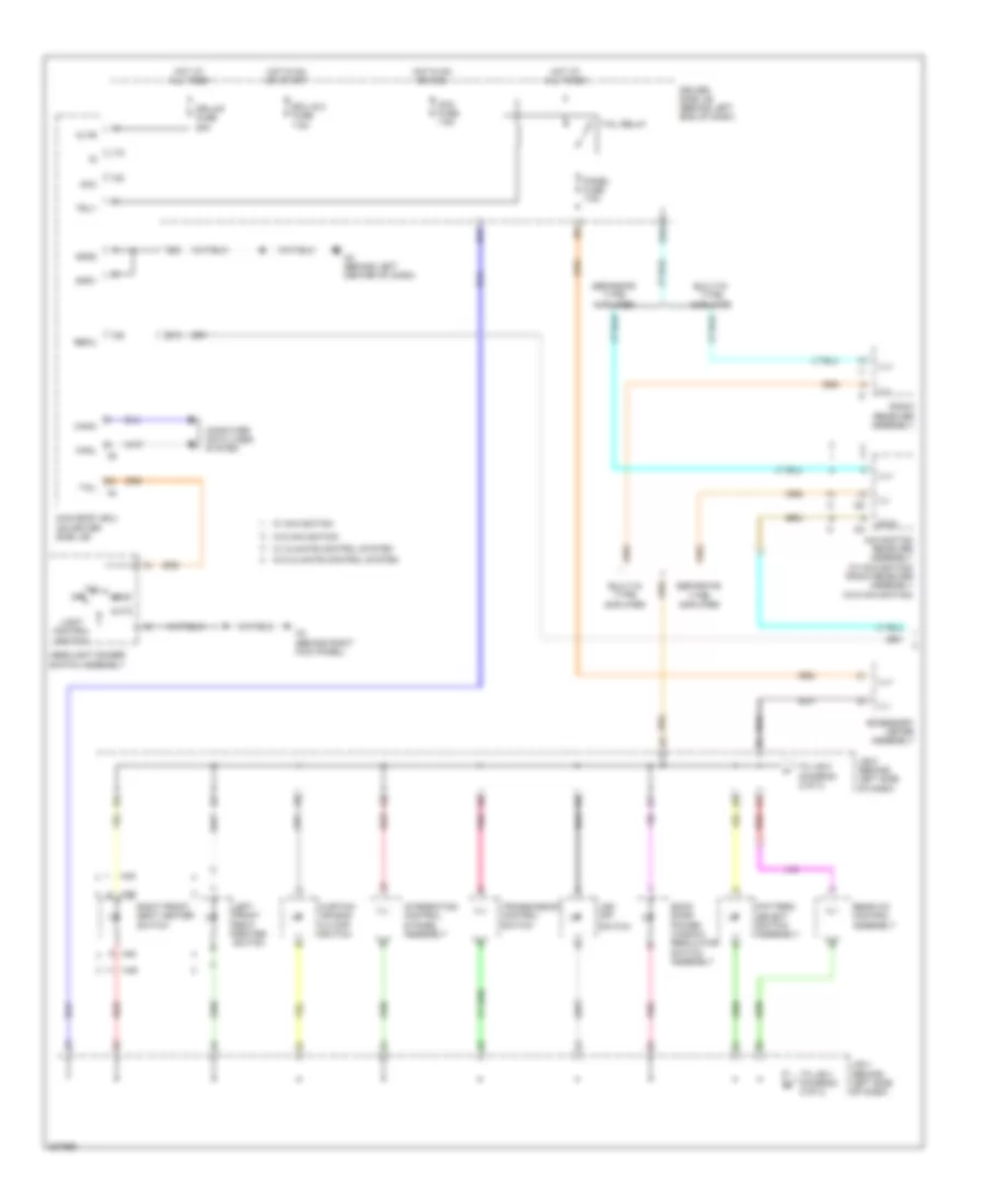 Instrument Illumination Wiring Diagram (1 of 3) for Toyota Sequoia Limited 2008