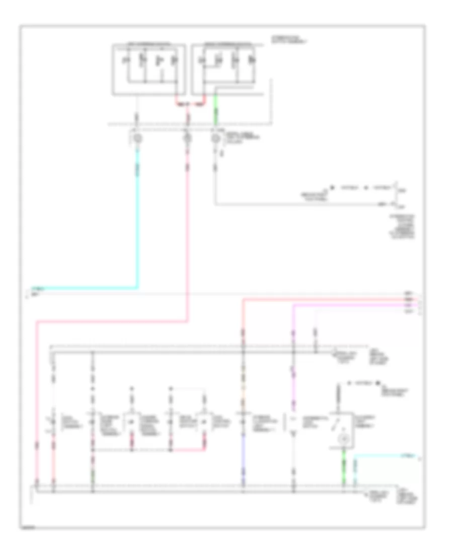 Instrument Illumination Wiring Diagram (2 of 3) for Toyota Sequoia Limited 2008