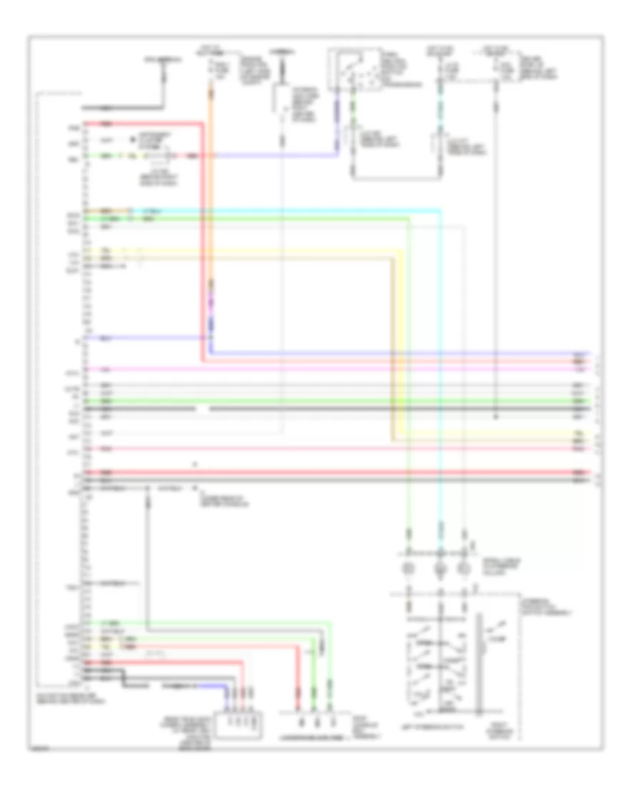 Navigation Wiring Diagram 1 of 3 for Toyota Sequoia Limited 2008