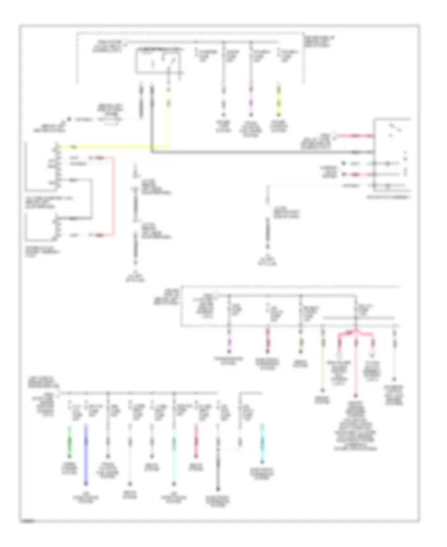 Power Distribution Wiring Diagram (3 of 3) for Toyota Sequoia Limited 2008