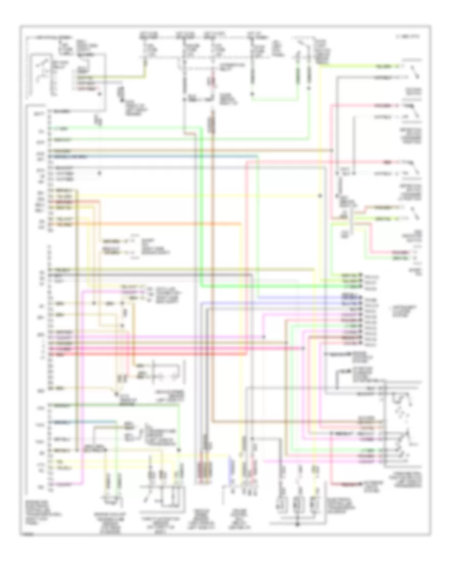 Transmission Wiring Diagram for Toyota T100 1 Ton 1993