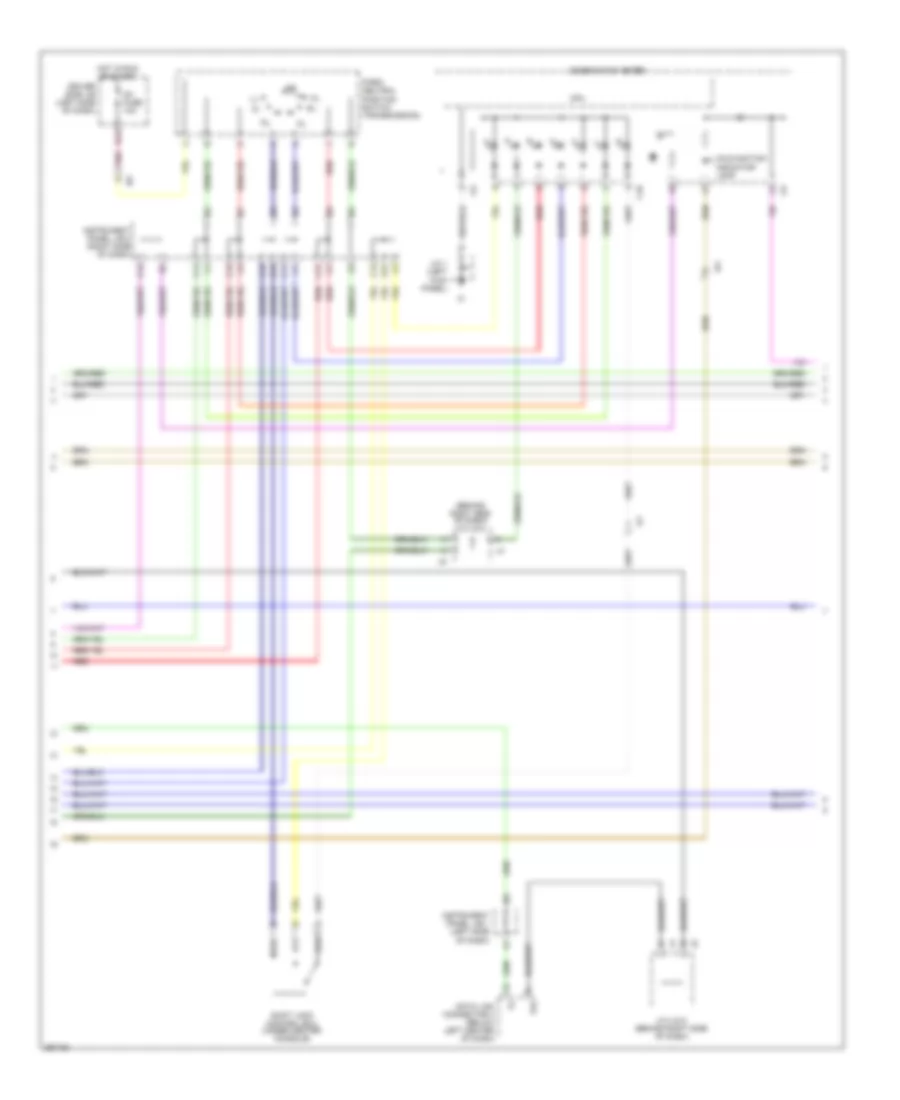 2.7L, Engine Performance Wiring Diagram (2 of 5) for Toyota Tacoma 2012