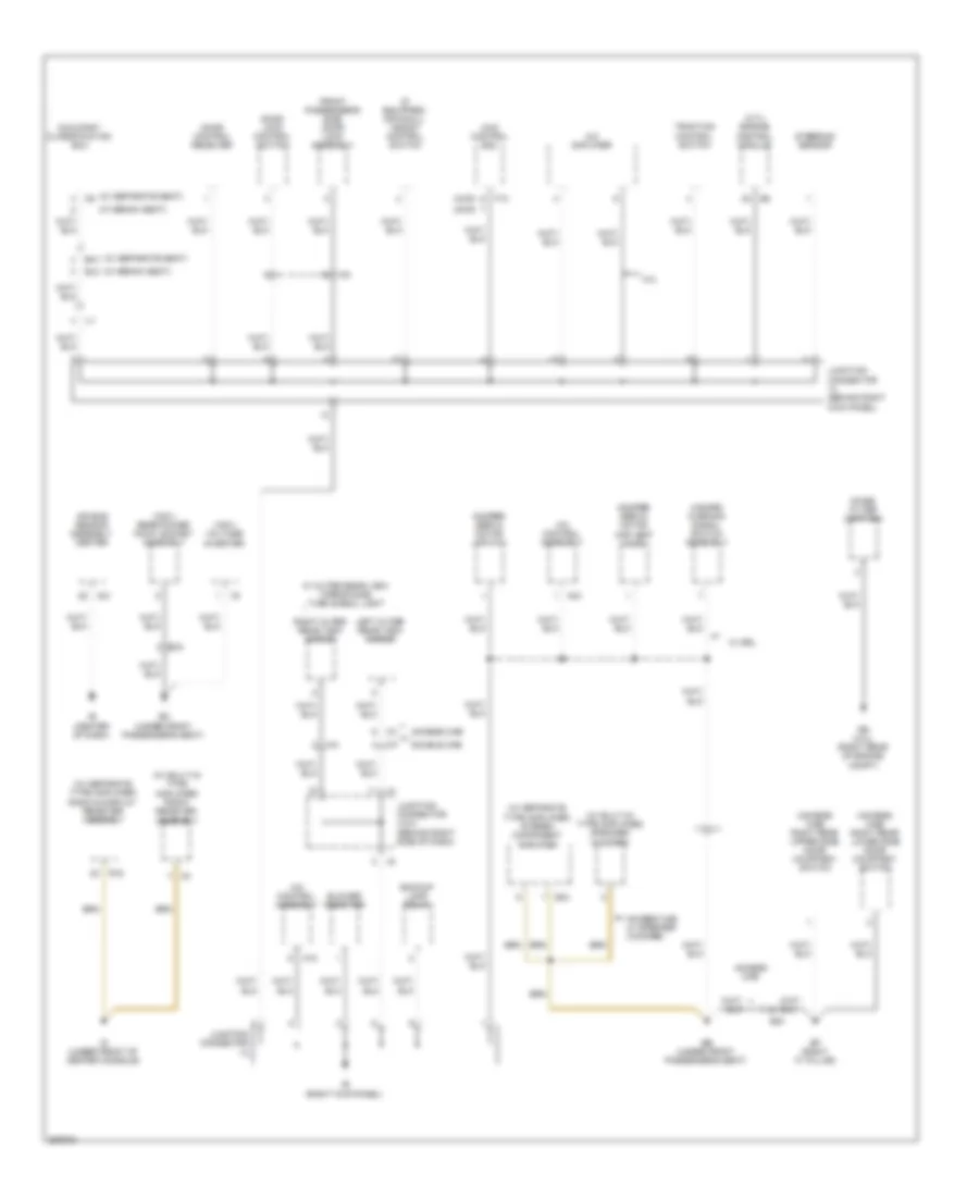 Ground Distribution Wiring Diagram 2 of 4 for Toyota Tacoma 2012