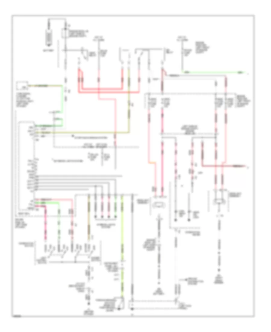 Headlights Wiring Diagram 1 of 2 for Toyota Tacoma 2012