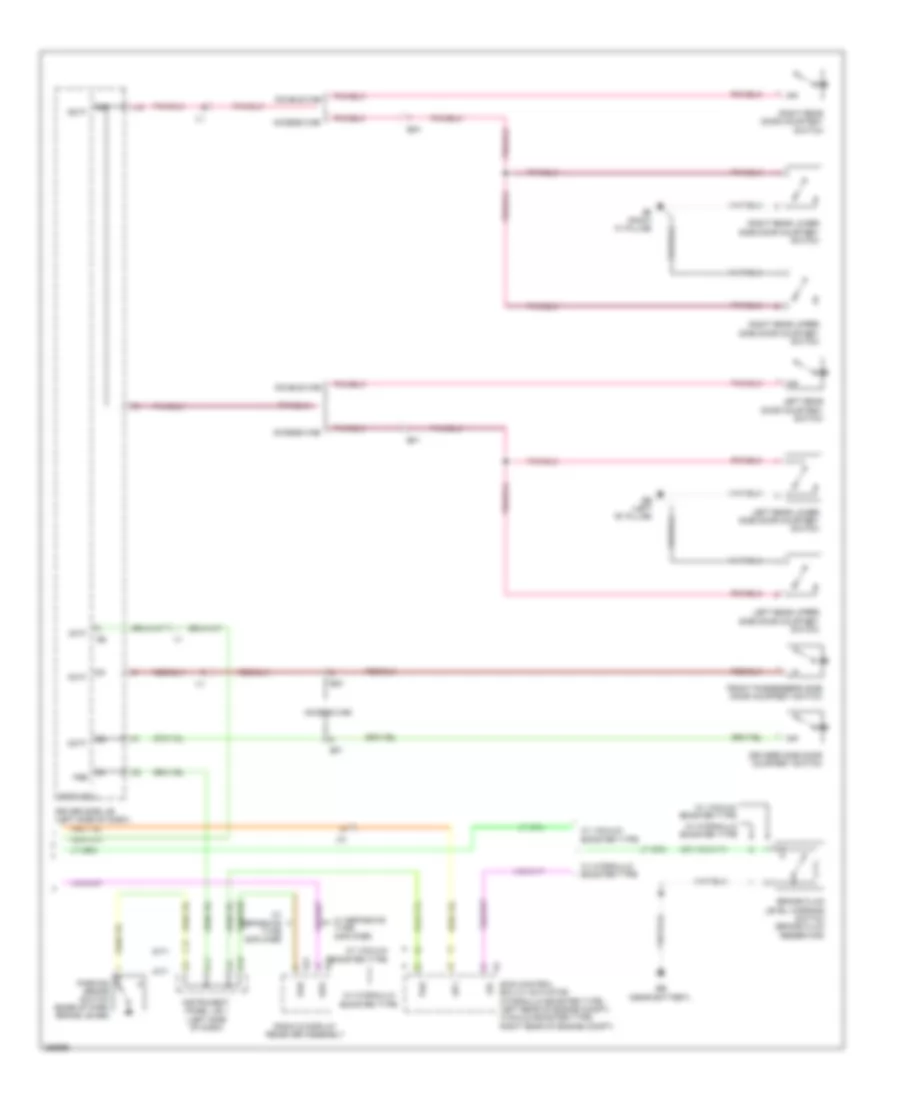 Instrument Cluster Wiring Diagram (2 of 2) for Toyota Tacoma 2012