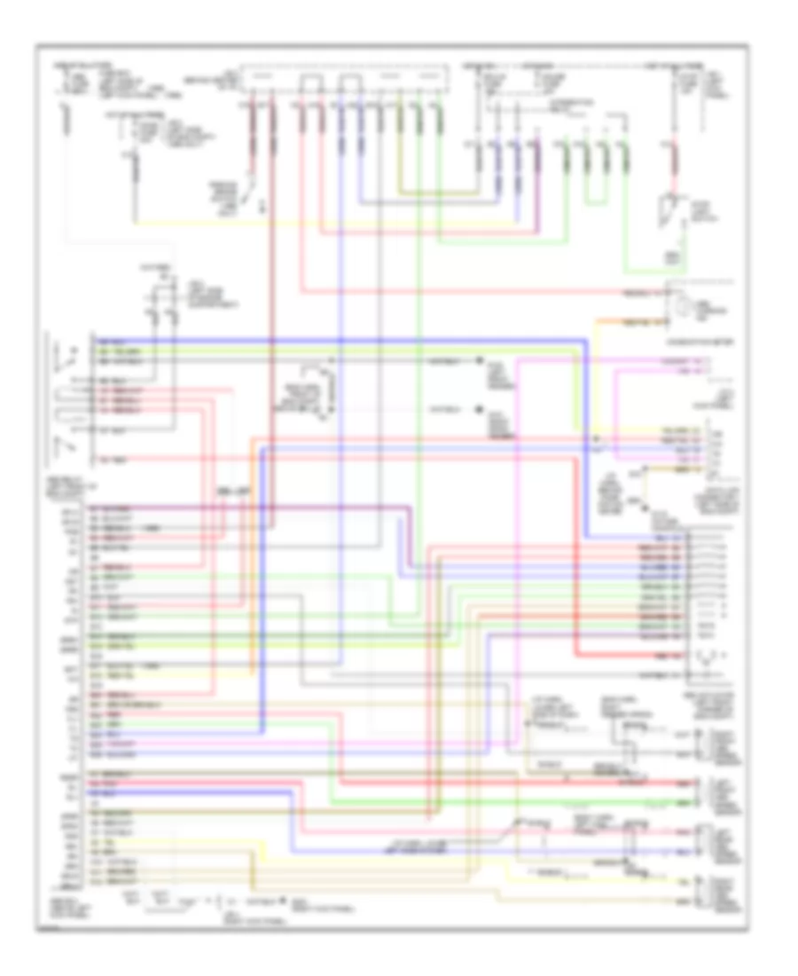 Anti lock Brake Wiring Diagrams for Toyota Corolla LE 1995