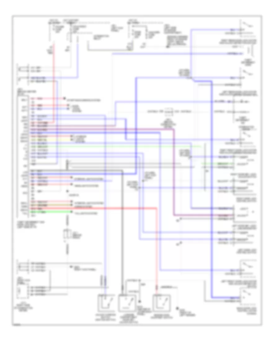 Anti-theft Wiring Diagram for Toyota Corolla LE 1995