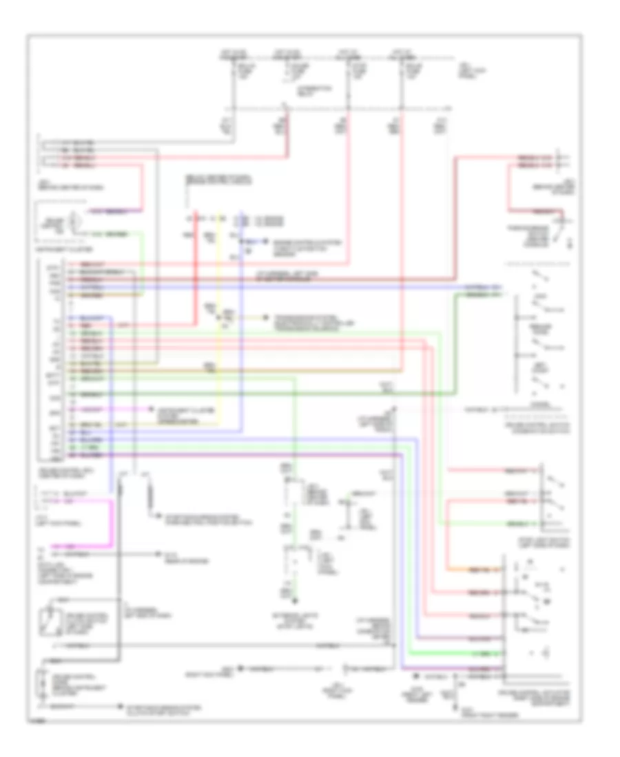 Cruise Control Wiring Diagram for Toyota Corolla LE 1995