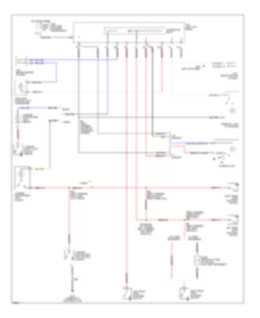 Courtesy Lamps Wiring Diagram for Toyota Corolla LE 1995