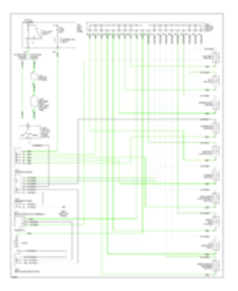 Instrument Illumination Wiring Diagram for Toyota Corolla LE 1995