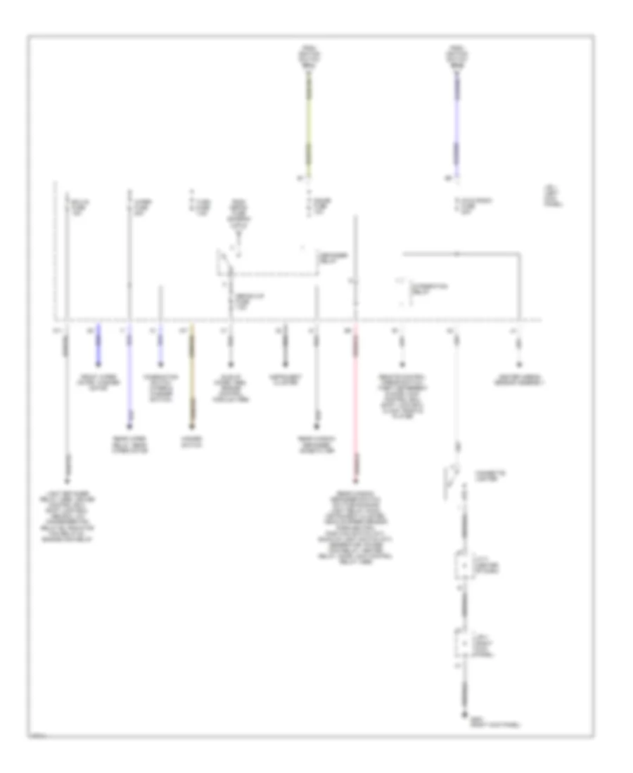 Power Distribution Wiring Diagram 3 of 3 for Toyota Corolla LE 1995