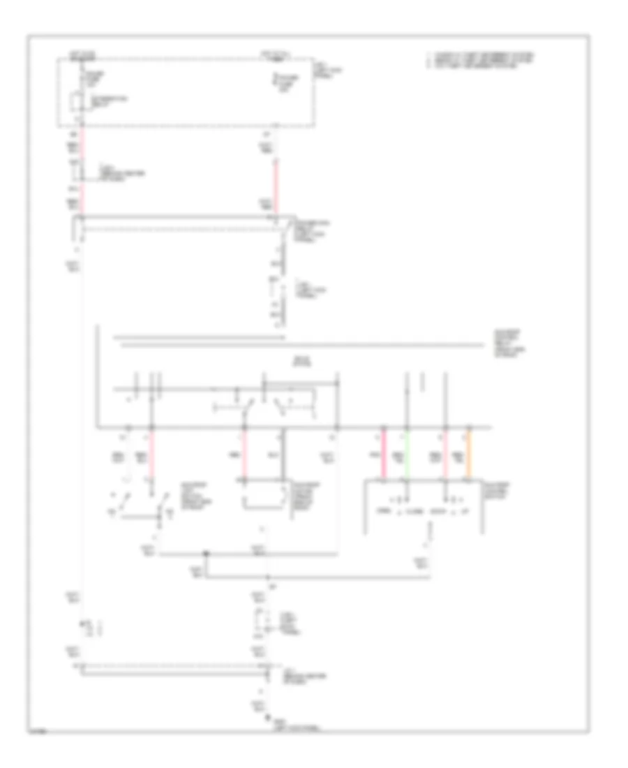 Power Top Sunroof Wiring Diagrams for Toyota Corolla LE 1995