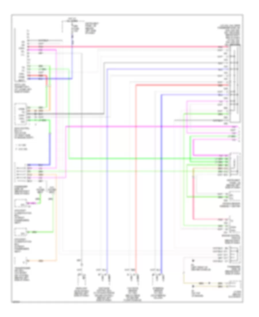 Computer Data Lines Wiring Diagram 1 of 2 for Toyota Avalon Limited 2006