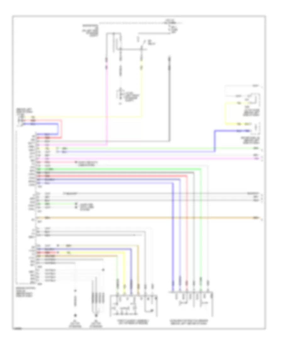 Cruise Control Wiring Diagram 1 of 2 for Toyota Avalon Limited 2006
