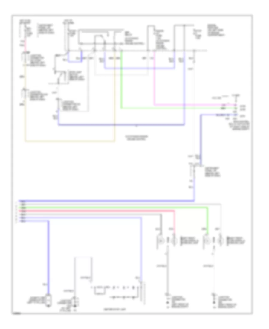 Exterior Lamps Wiring Diagram (2 of 2) for Toyota Avalon Limited 2006