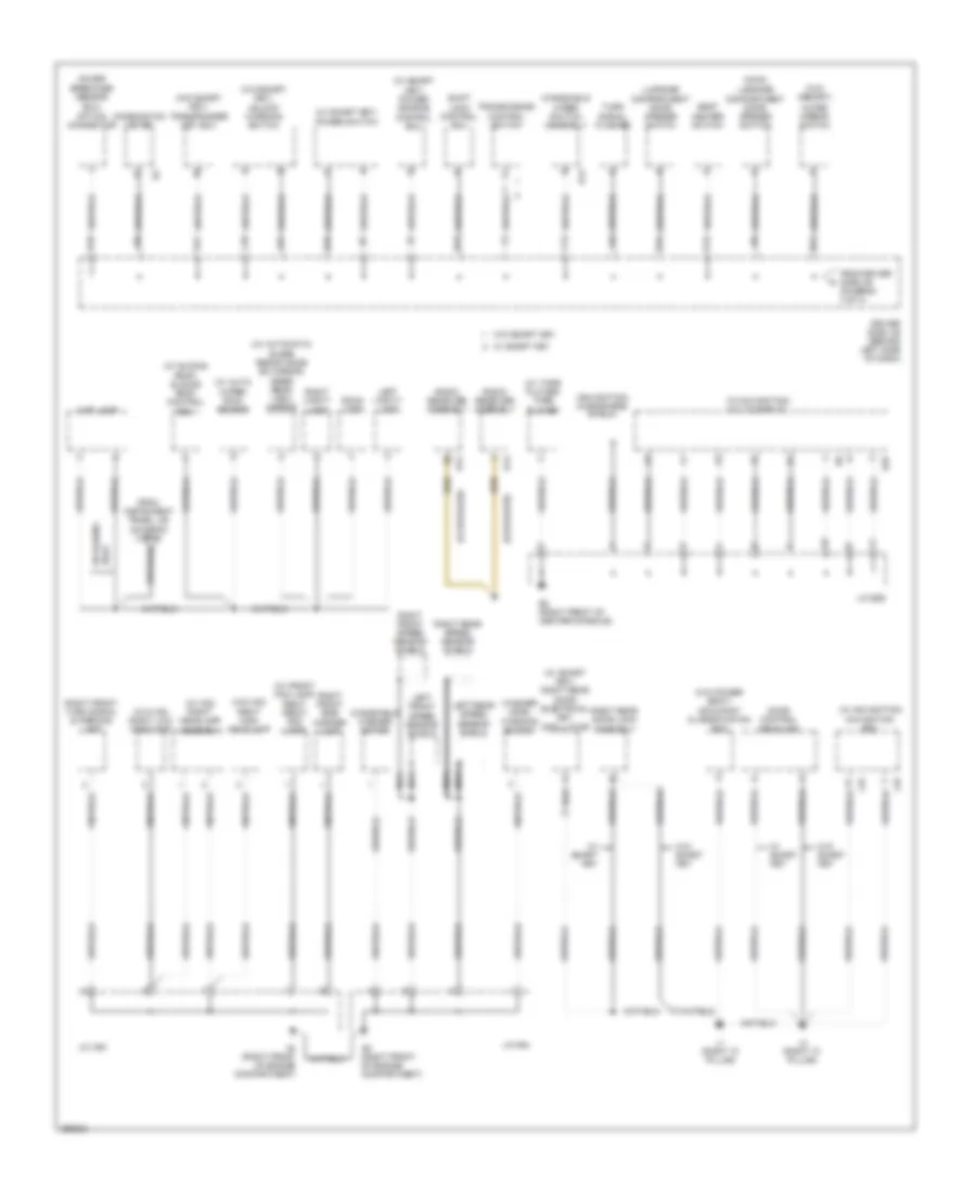 Ground Distribution Wiring Diagram 2 of 4 for Toyota Avalon Limited 2006