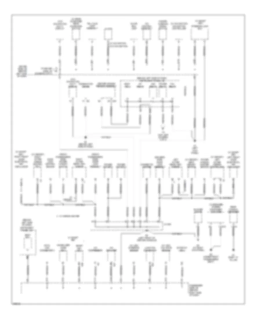Ground Distribution Wiring Diagram 3 of 4 for Toyota Avalon Limited 2006