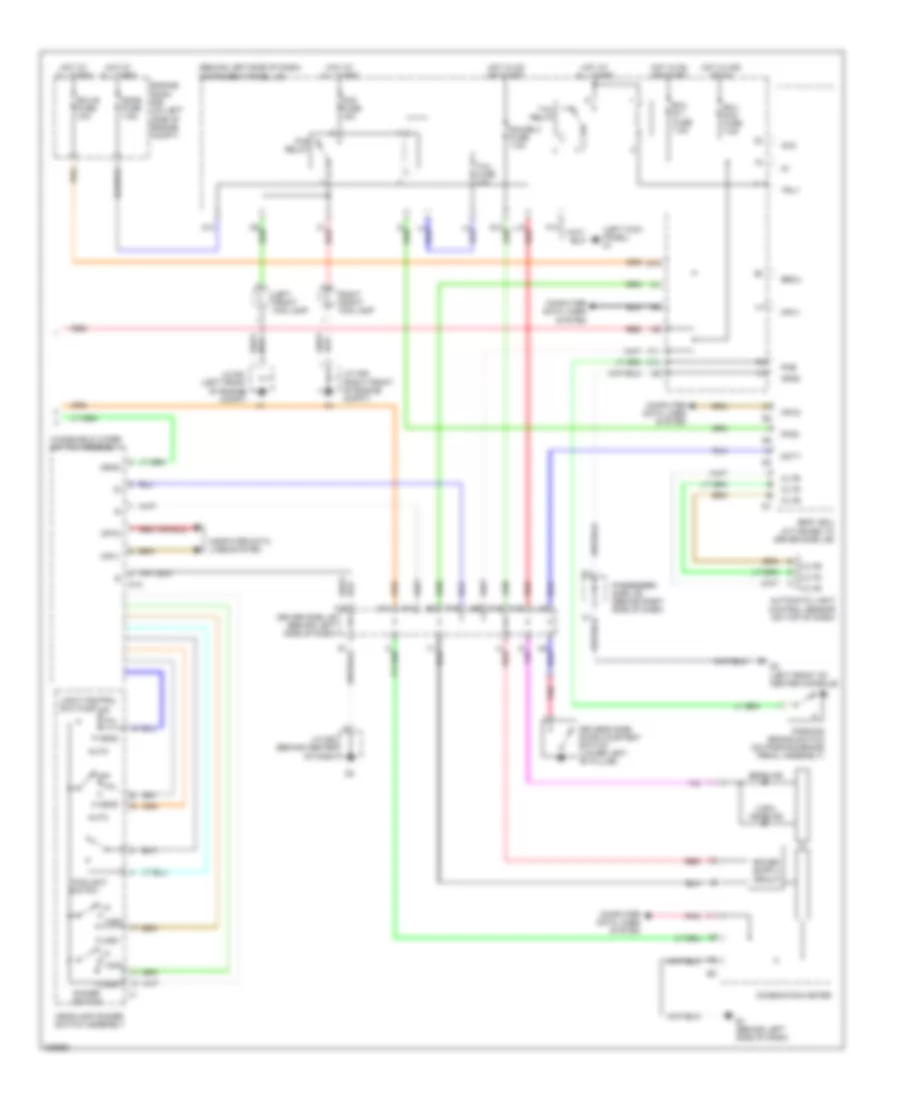Headlamps  Fog Lamps Wiring Diagram 2 of 2 for Toyota Avalon Limited 2006