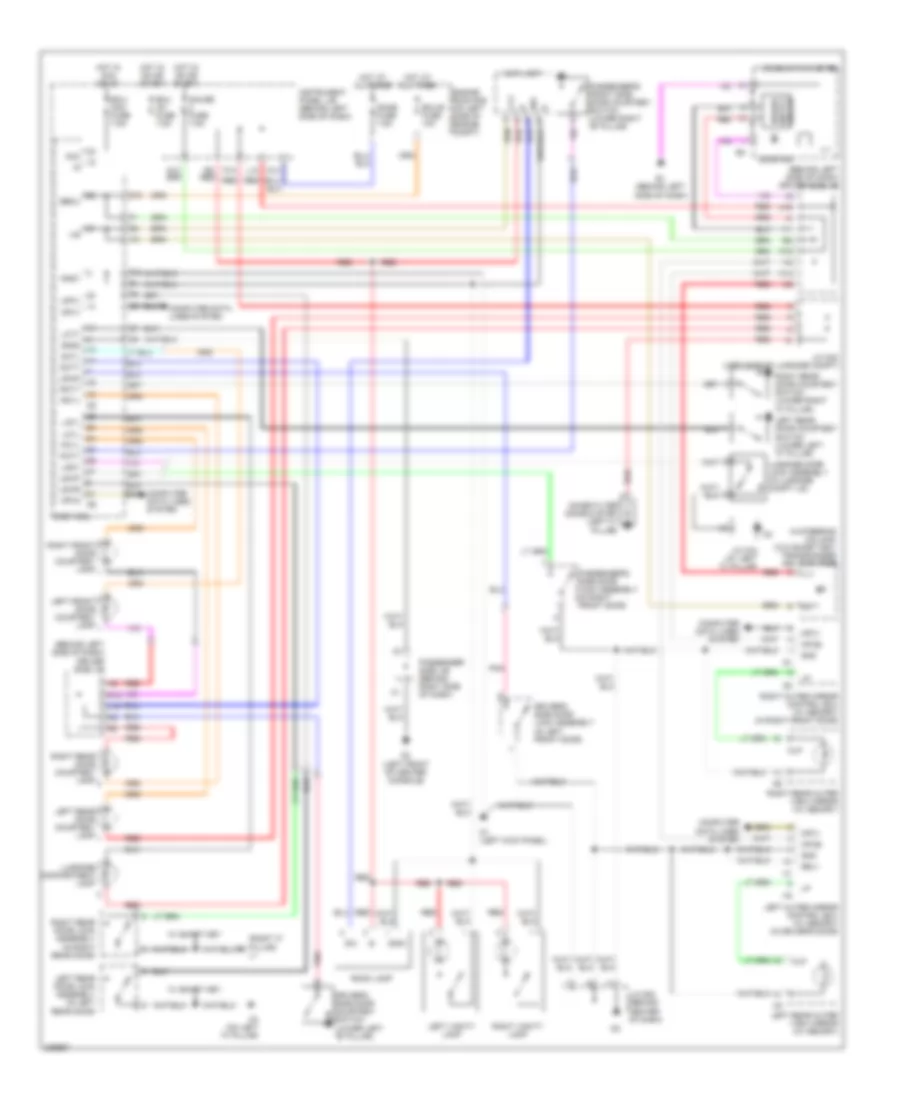 Courtesy Lamps Wiring Diagram for Toyota Avalon Limited 2006