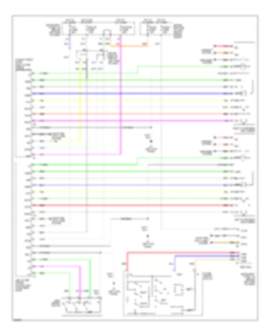 Memory Mirrors Wiring Diagram for Toyota Avalon Limited 2006