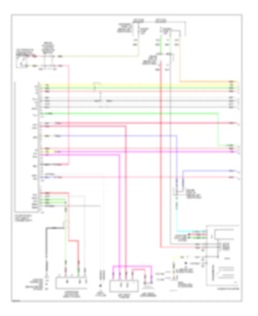 Navigation Wiring Diagram 1 of 2 for Toyota Avalon Limited 2006