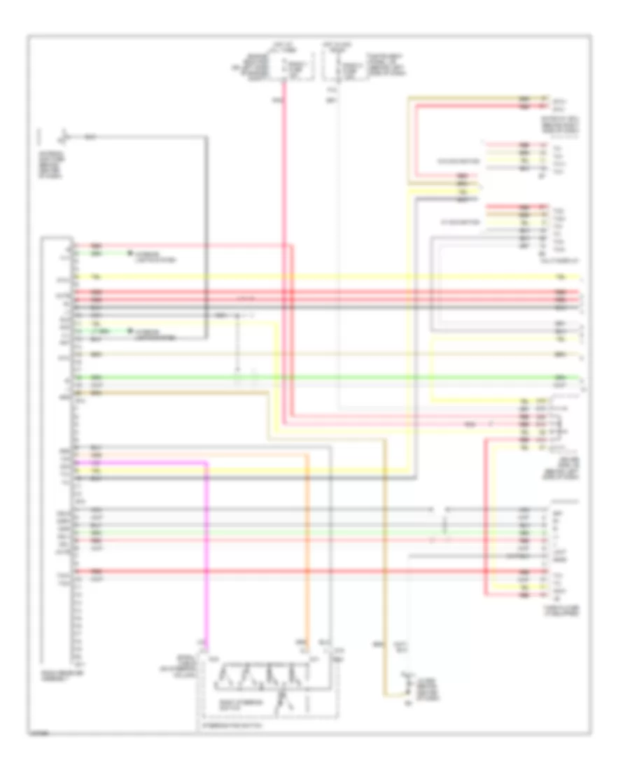 12 Speaker System Wiring Diagram 1 of 2 for Toyota Avalon Limited 2006