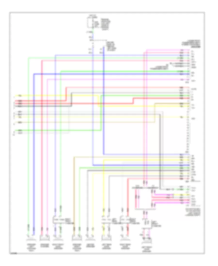 12-Speaker System Wiring Diagram (2 of 2) for Toyota Avalon Limited 2006