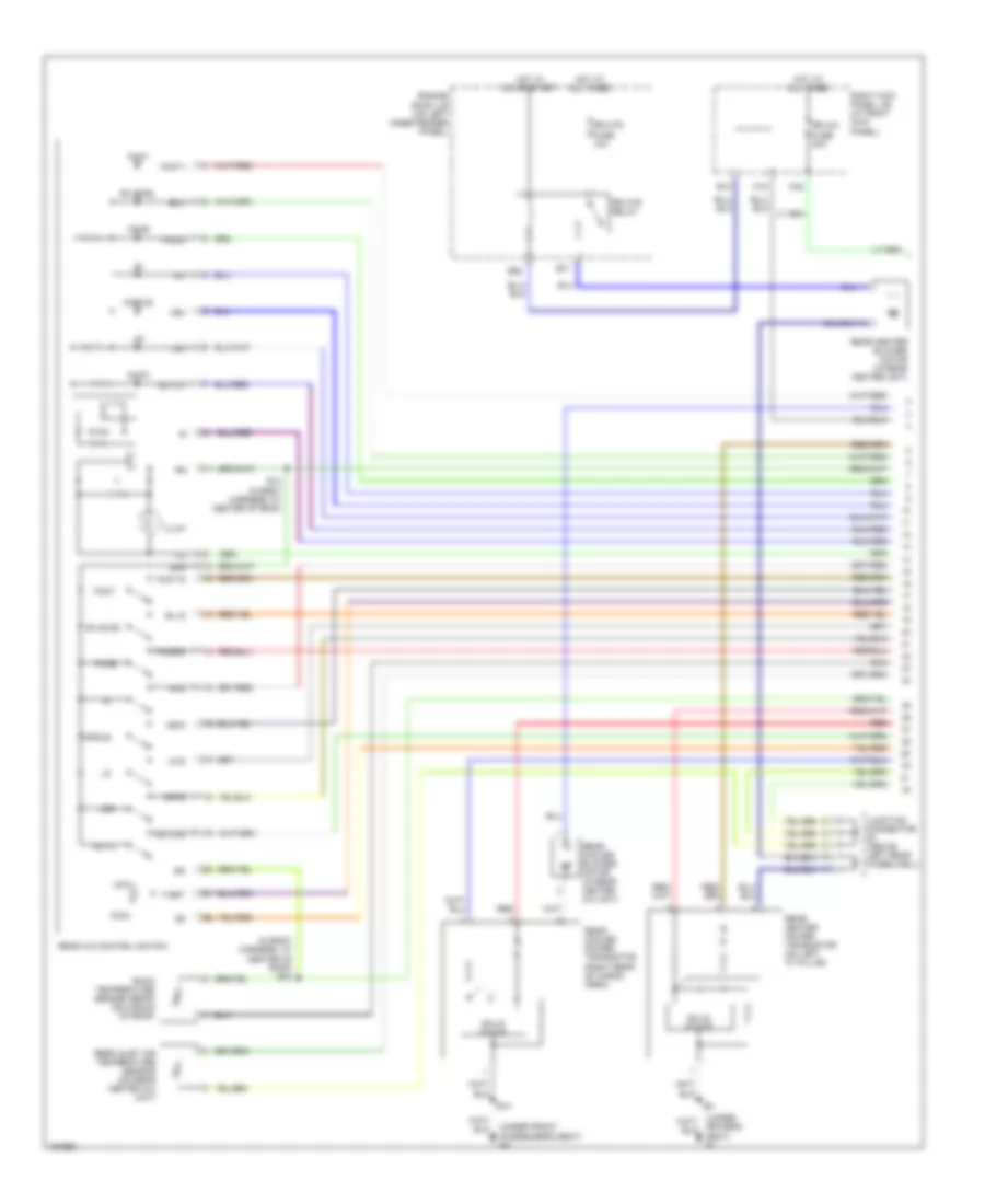 Rear A C Wiring Diagram 1 of 2 for Toyota Land Cruiser 2004