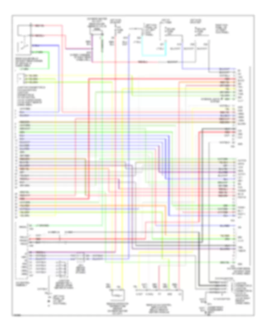 Rear A C Wiring Diagram 2 of 2 for Toyota Land Cruiser 2004