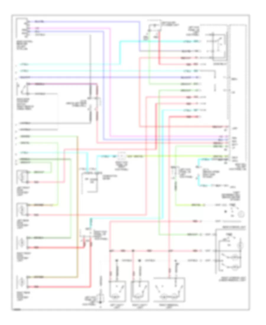 Courtesy Lamps Wiring Diagram 2 of 2 for Toyota Land Cruiser 2004