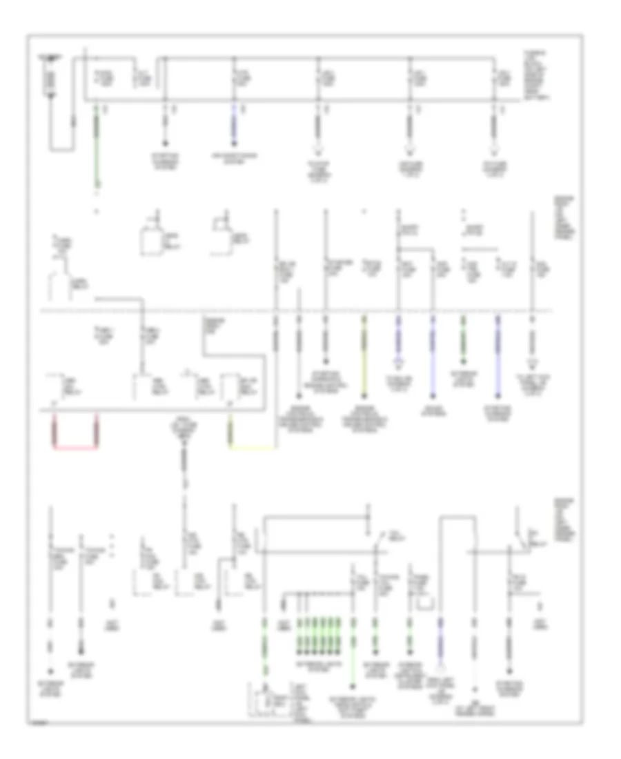 Power Distribution Wiring Diagram 1 of 3 for Toyota Land Cruiser 2004