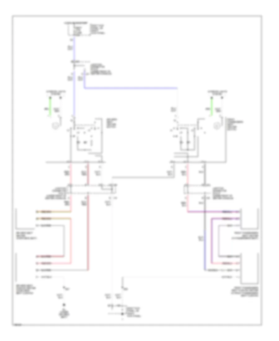 Heated Seats Wiring Diagram for Toyota Land Cruiser 2004
