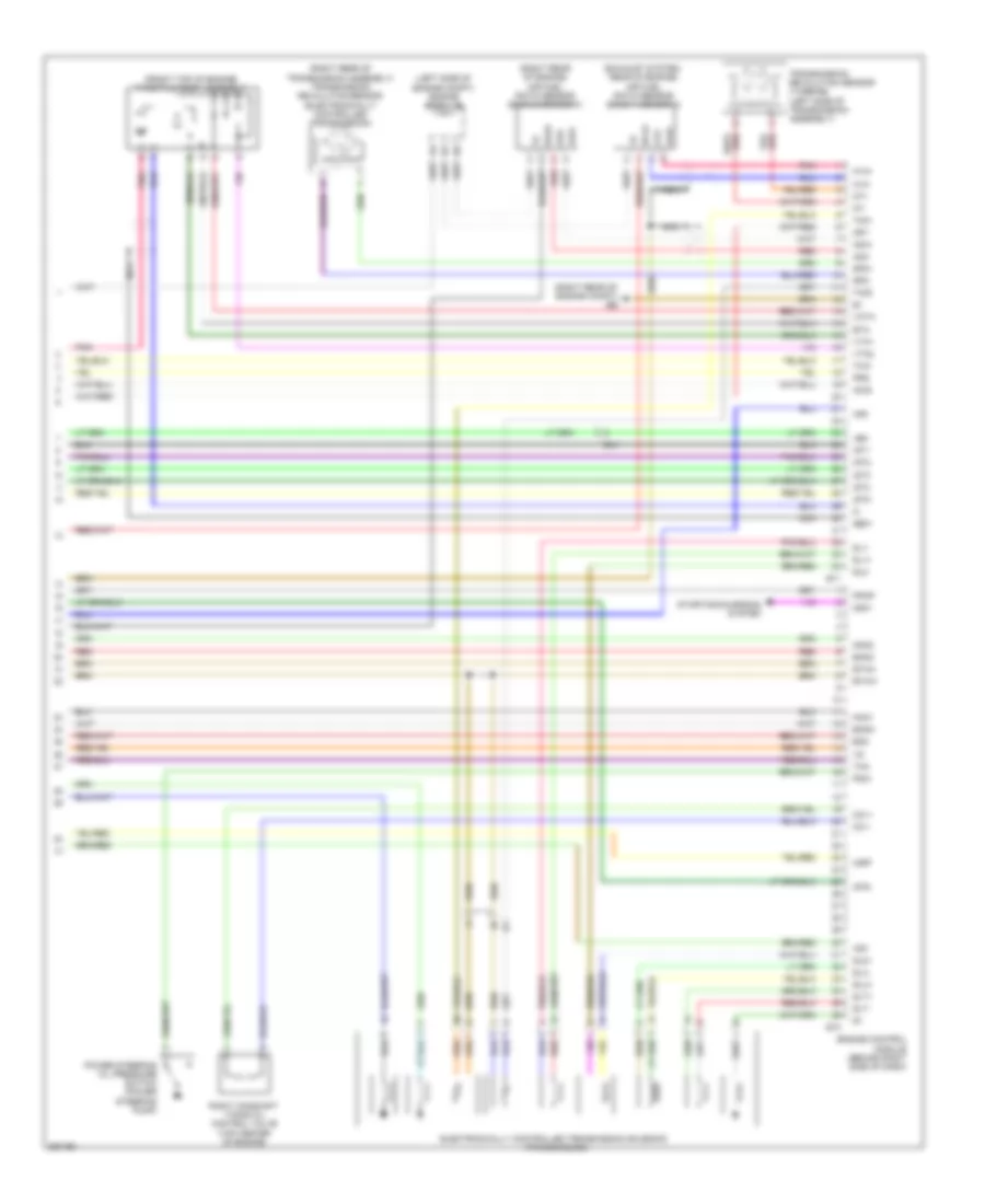 4.0L, Engine Performance Wiring Diagram (7 of 7) for Toyota Tacoma PreRunner 2012