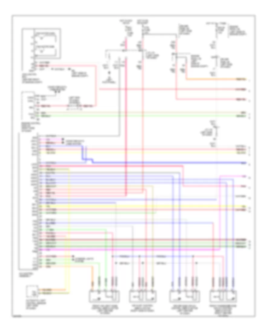 Automatic AC Wiring Diagram, Front (1 of 2) for Toyota Sienna XLE 2010