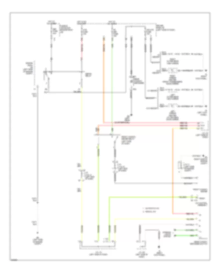 Defoggers Wiring Diagram for Toyota Sienna XLE 2010