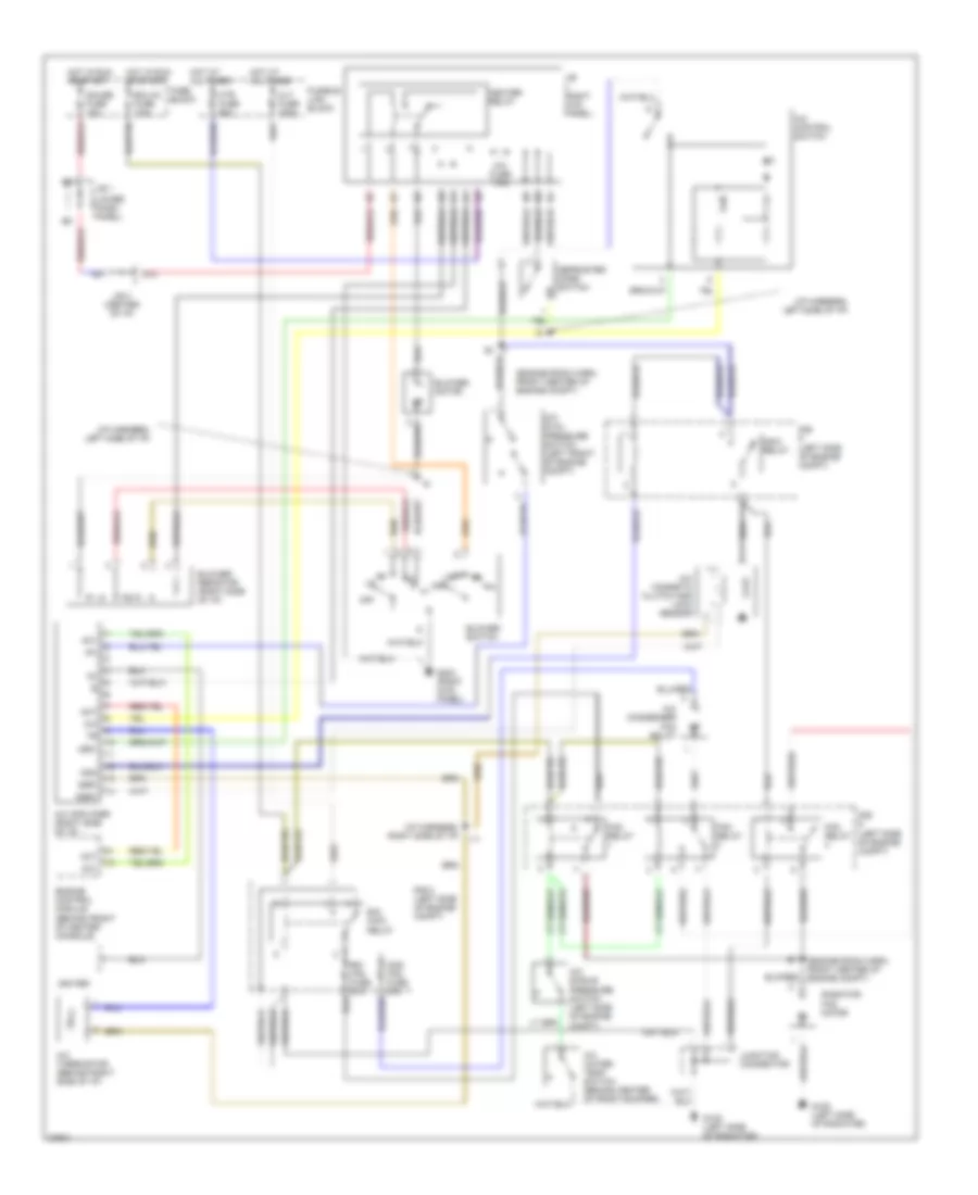 A C Wiring Diagram for Toyota RAV4 1997
