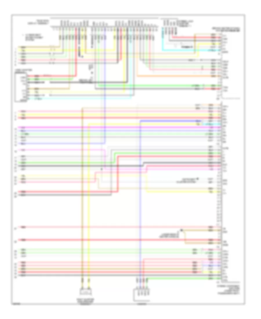 Navigation Wiring Diagram (3 of 3) for Toyota Sequoia Platinum 2008
