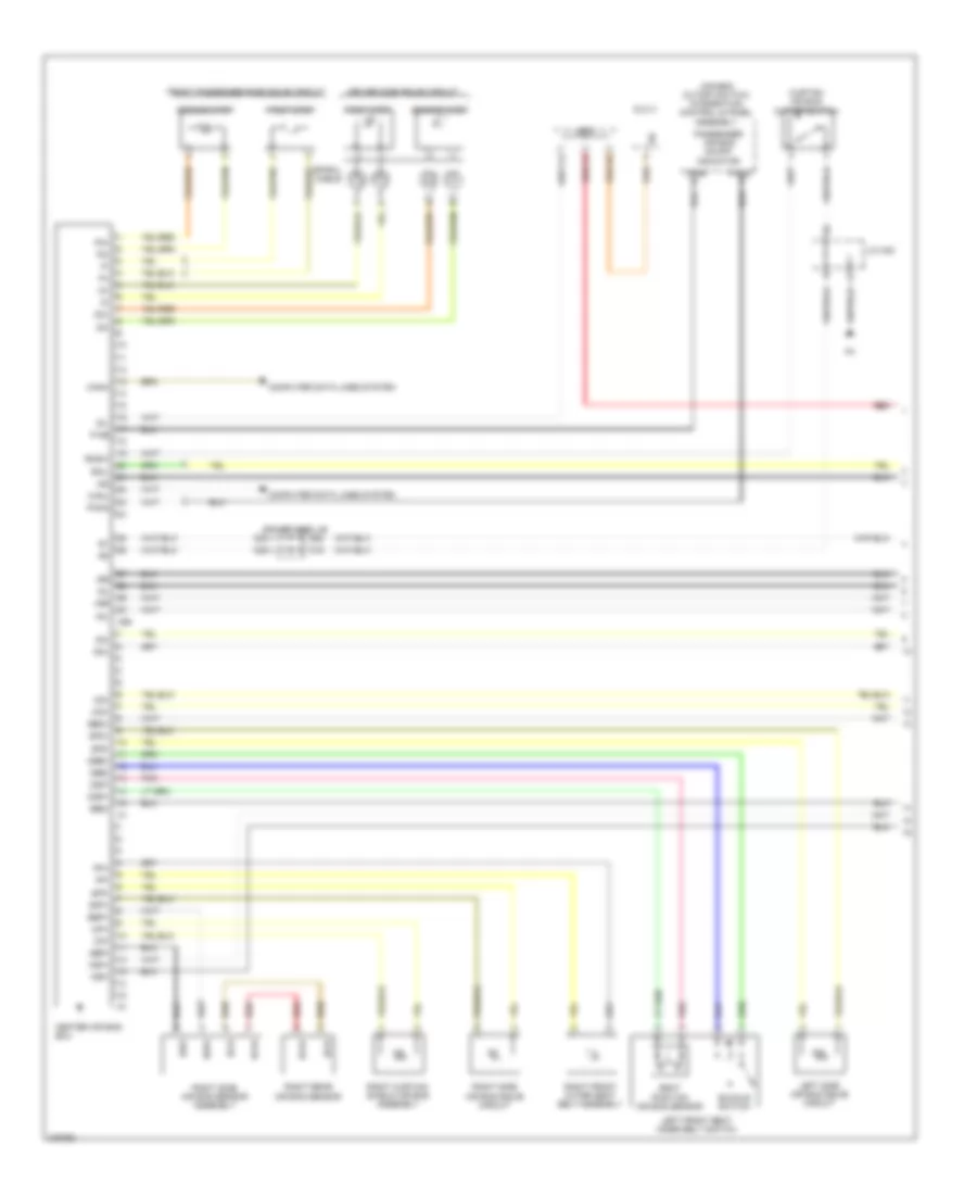 Supplemental Restraints Wiring Diagram 1 of 2 for Toyota Sequoia Platinum 2008