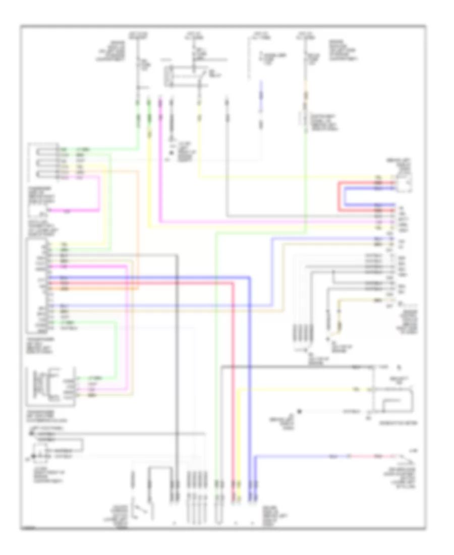 Immobilizer Wiring Diagram, without Smart Key System for Toyota Avalon Touring 2006