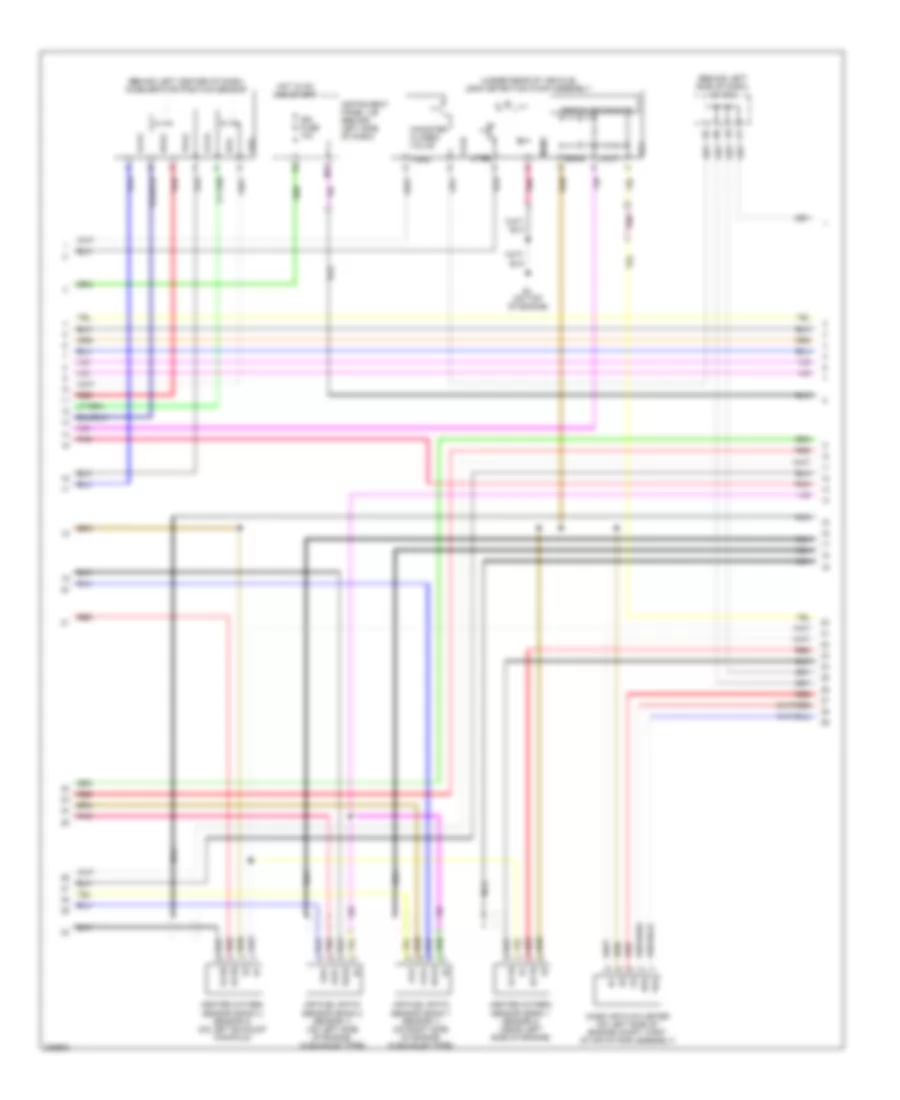 3.5L, Engine Performance Wiring Diagram (2 of 7) for Toyota Avalon Touring 2006