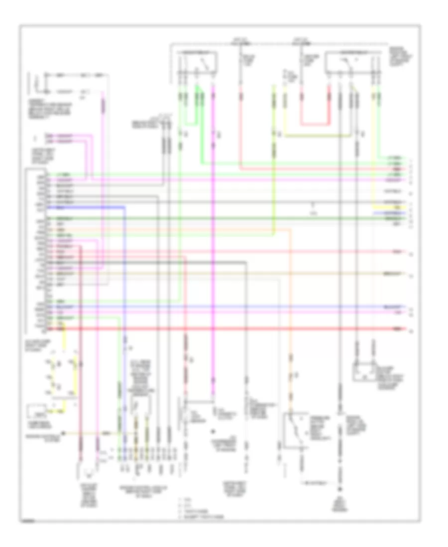 Manual A C Wiring Diagram 1 of 2 for Toyota Tacoma X Runner 2012