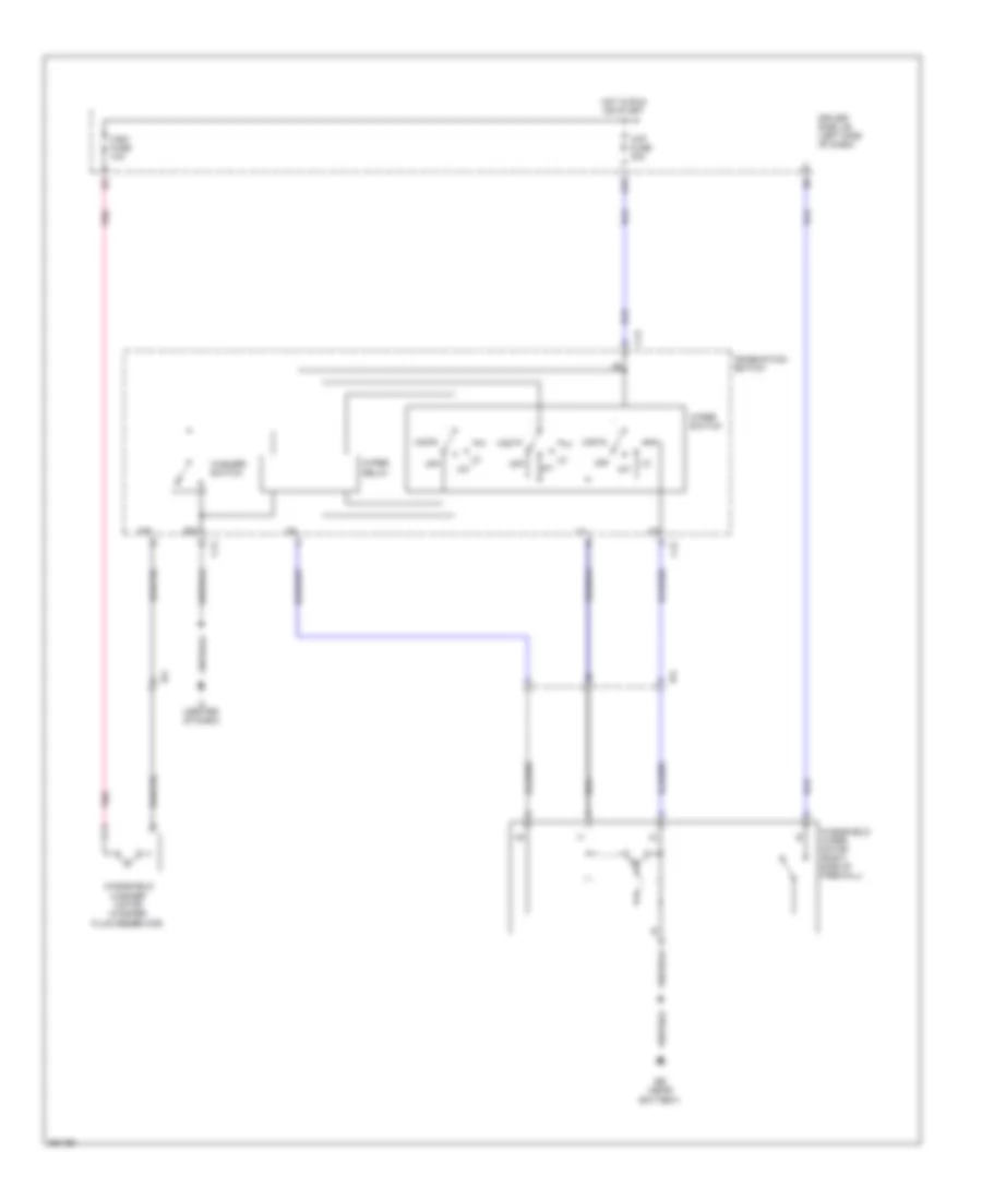 Interval WiperWasher Wiring Diagram for Toyota Tacoma X-Runner 2012