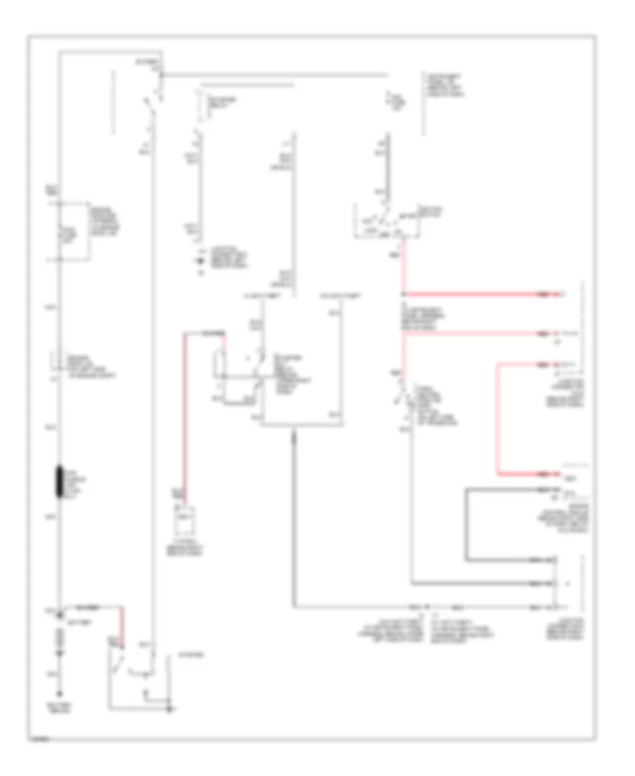 Starting Wiring Diagram A T for Toyota Matrix 2004