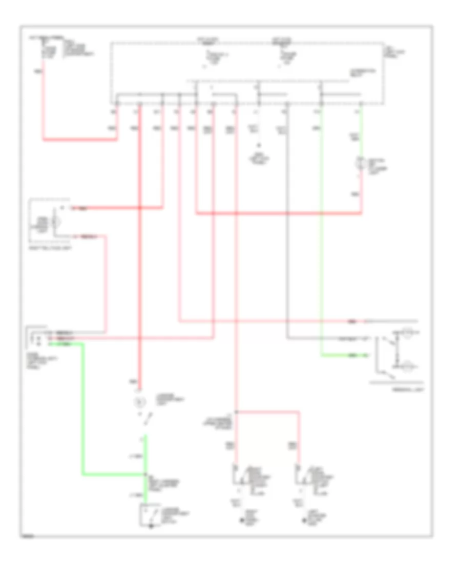 Courtesy Lamps Wiring Diagram for Toyota Supra 1997