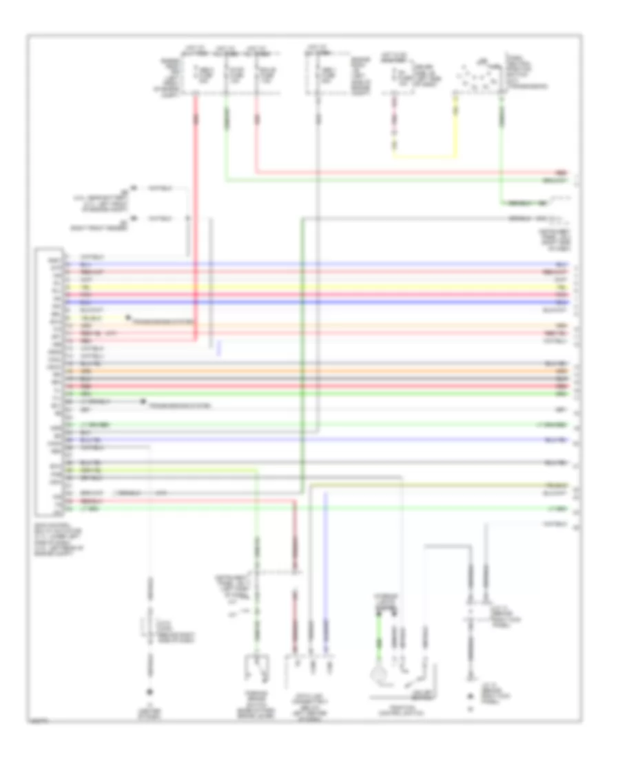 Anti-lock Brakes Wiring Diagram, with VSC Vacuum Booster Type (1 of 3) for Toyota Tacoma 2010