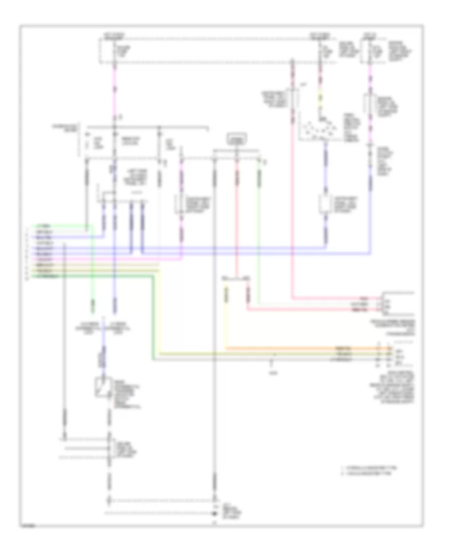 4 0L 4WD Wiring Diagram 2 of 2 for Toyota Tacoma 2010