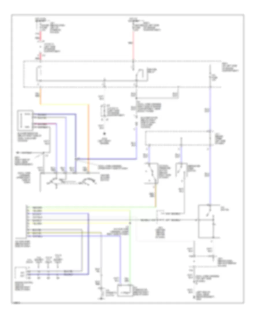Manual AC Wiring Diagram for Toyota Tacoma 2000