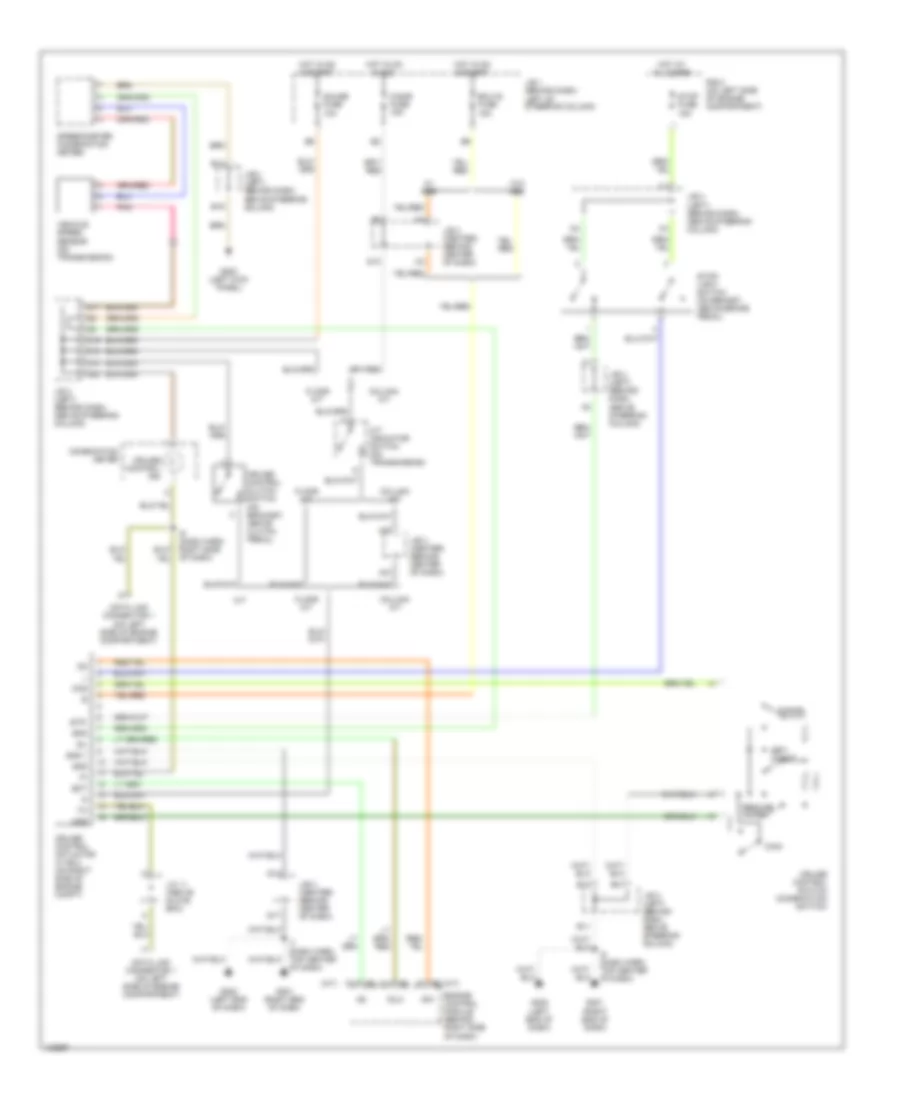 3.4L, Cruise Control Wiring Diagram for Toyota Tacoma 2000